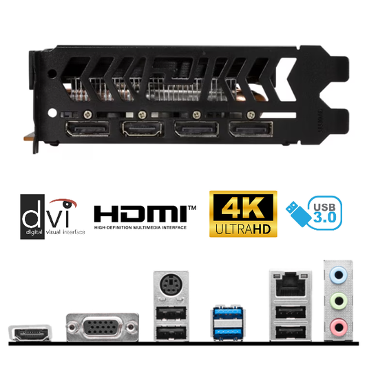 AeroCore | Intel Core i3 12100 | RX 6500XT 4G | MSI PRO H610M-E DDR4 | 8GB DDR4 RAM | 256GB SSD | 1TB HDD | Windows 11 Pro