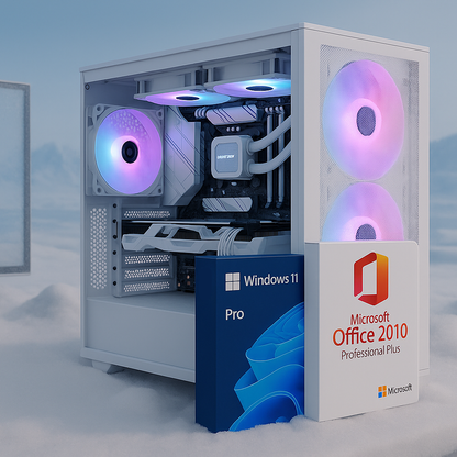 AeroArctic | Intel Core i7-12700KF | GeForce RTX 5070 OC 12GB | ASRock B760M | 32GB DDR4 RAM | 1 TB SSD | Windows 11 Pro